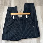 Anthropologie Striped Pants patchwork panel womens Navy Blue (medium) artsy Photo 4