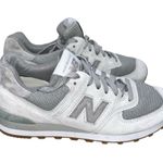 New Balance 574 Gray Made In The USA Edition Lace Up Sneakers size 9 Photo 0