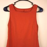 Everlane  Women’s Bright Orange Square Neck Sleeveless A-Line Dress Photo 1