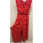 Francesca's MI AMI Floral Red Jumpsuit Photo 3