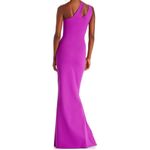 Chiara Boni La Petite Robe Costanza Long One-Shoulder Gown, Size 14 NWT $995 Photo 2