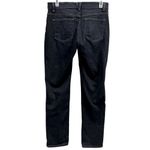 Duluth Trading Co Womens Daily Denim Slim Straight Leg Dark Blue Jeans 6 or 31 Photo 2