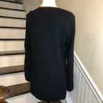 Ralph Lauren Black Long Sleeve Full Zip Flat Knit Pocketed Sweater Sz Large Photo 6