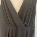 Lulus New Dance the Night Away Maxi Gown Black Surplice Dress Medium Formal NWT Photo 4