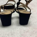 IDIFU Strappy 2 Inch Kitten Heel Open Toe Dance Bridal Dress Shoes Black Size 7 Photo 6