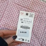 ZARA  Gingham Pleated Skirt Photo 1