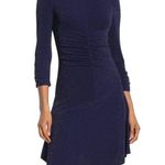 Vince Camuto  Ruched Sparkle Knit BodyCon Asymmetrical dress Photo 3