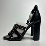 Baldi Vianca Studded High Heel Sandal Black Size 8.5 Photo 1