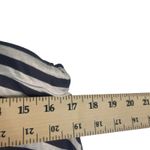 Victoria's Secret  Women's Size Medium Viscose White‎ Gray Striped Maxi Skirt Photo 6