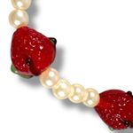 Urban Outfitters Strawberry Pearl Icon Beaded Bracelet NWT Photo 2