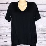 Capote NWT Size M Black w/ Ribbed Trim Bamboo Jersey Jennie Knit Top Shirt Size M Photo 0