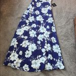 Lulus Valley Isle Royal Blue Floral Print Maxi Dress SIZE S Photo 3
