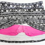 Source Unknown Black and White Patterned Skort Size Large Photo 0