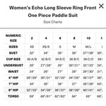 Trina Turk NWT!  Echo Long Sleeve Ring Front One Piece Paddle Suit - Size Medium Photo 10