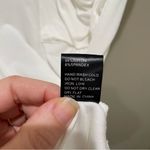 POL Draped Pocket Distressed Short Sleeve T Shirt White Womens Size Small Photo 5