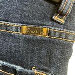 431. Kancan high rise dark wash distressed button fly Jeans Sz 1/24 #718 Blue Photo 6