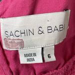 Sachin & Babi Bri Tie Dye Pink & Orange Cutout Midi Dress Size 6 Photo 9