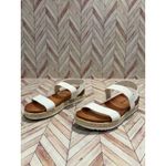 Dream Paris Dream Pairs White Espadrille Platform Sandals Women's 8.5 Elastic Straps Shoes Photo 6