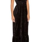 Romeo + Juliet Couture NWT Velvet Maxi Dress in Black Size Medium Photo 0