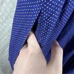 Anthropologie Maeve Blue Polka Dot Eyelet Jumpsuit Photo 7