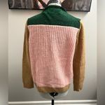 Scotch & Soda ANTHROPOLOGIE  Selina Color Block High Neck Mohair Blend Sweater Photo 3