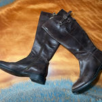 Ecco  Hobart tall leather brown buckle boots size 38 Photo 0