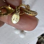 Vtge KJL Kenneth Jay Lane Large Faux Pearl Necklace Gold ChainLink 17” Iconic White Photo 4