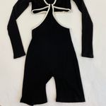 La Luxe Cutout Jumpsuit Black Photo 4