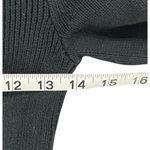 Ralph Lauren Lauren Cable Knit Sweater Dress S Black 3/4 Stretch Preppy Classic Photo 7