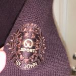 St. John  Women’s Full Zip 100%Cashmere Cardigan Size M Photo 3