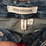 Good American  Good Curve Ripped Repaired Frayed Hem Jeans Photo 6