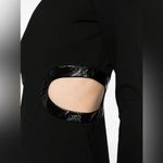 Staud Dolce Long Sleeve Midi Dress Black L Size L Photo 4