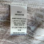 Savanna Jane Mauve Embroidered Flutter Sleeve Top Pink Size 1X Photo 5