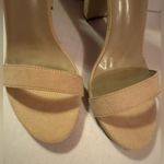Dream Paris Dream Pairs Hi-Chunk Heel Strap Sandals. New in Box. Beige Suede. Size US8 Photo 2