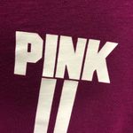 PINK - Victoria's Secret VS Pink Logo Striped Short Sleeved Tee: Purple Photo 3