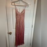 ZARA  pink sequins maxi dress Photo 8