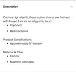 True Craft Denim Shorts Frayed Cutoofs Jean High Rise Waist New Womens 9 Photo 10