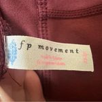 Free People  Movement Infinity High-Rise 3/4 Leggings Maroon/Red Size XS Photo 7