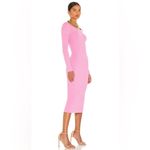 MORE TO COME Laura Open Back Dress in Pink Pink Size M Photo 2
