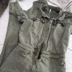 Denim Jumpsuit Green Size XS Photo 2