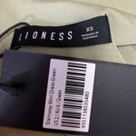 LIONESS NEW  Steinway Green Belted Tailored Collar Jacket Mini Blazer Dress Sz XS Photo 8