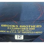 Brooks Brothers 🎄 navy pleated skirt Photo 2