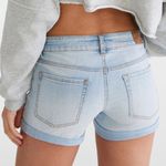 Aeropostale Low Rose Midi Denim Shorts Photo 1