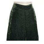 Madewell  Green Velvet Huston Pants Size Large Comfortable Wide Leg Lagenlook Photo 2