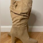 Banana Republic Slouchy Suede High Heel Boot, Biscotti, Size 7, NWT Photo 2