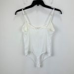 Free People  Night Rhythm Bodysuit Ivory Bustier Stretch Womens Large NWT Photo 8