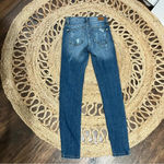 Judy Blue  Jeans Womens 0/24 Blue Skinny Leopard Distressed Stretch Denim Jeans Photo 2