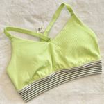 Aerie NWT OFFLINE by  Ribbed Scoop Sports Bra in Sharp Green - Size: XL Photo 1