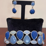 Liz Claiborne Blue and Silver Jewelry Set Photo 0