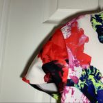 Milly by Design Nation Multicolor Scuba Knit Fit & Flare Dress size 6 Photo 3